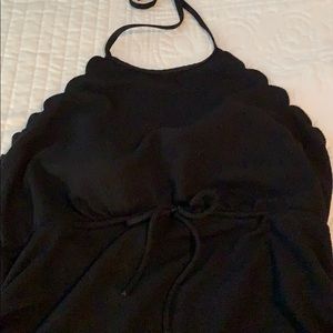 Black Maternity One Piece Bathing Suit